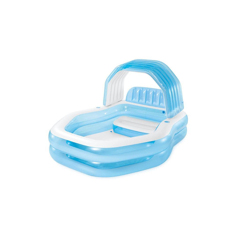 Swim Center Inflatable Family Sunshade Pool 2.29 x1.91 x 1.35mt. - Gamplanet