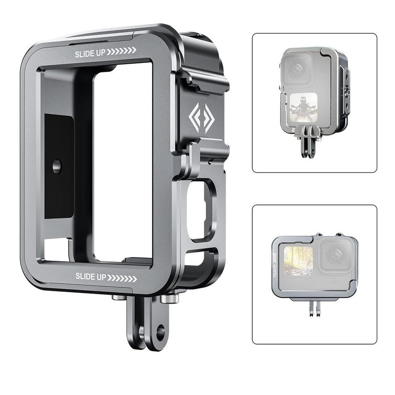 TELESIN Aluminum Alloy Cage Combo Set For GoPro HERO13/12/11/10/9, 22111004 - Gamplanet