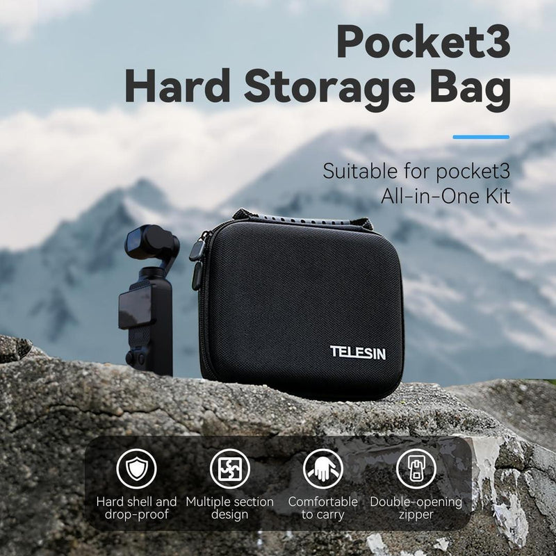 TELESIN Hard Shell Storage Bag For DJI Osmo Pocket 3, 24011501 - Gamplanet