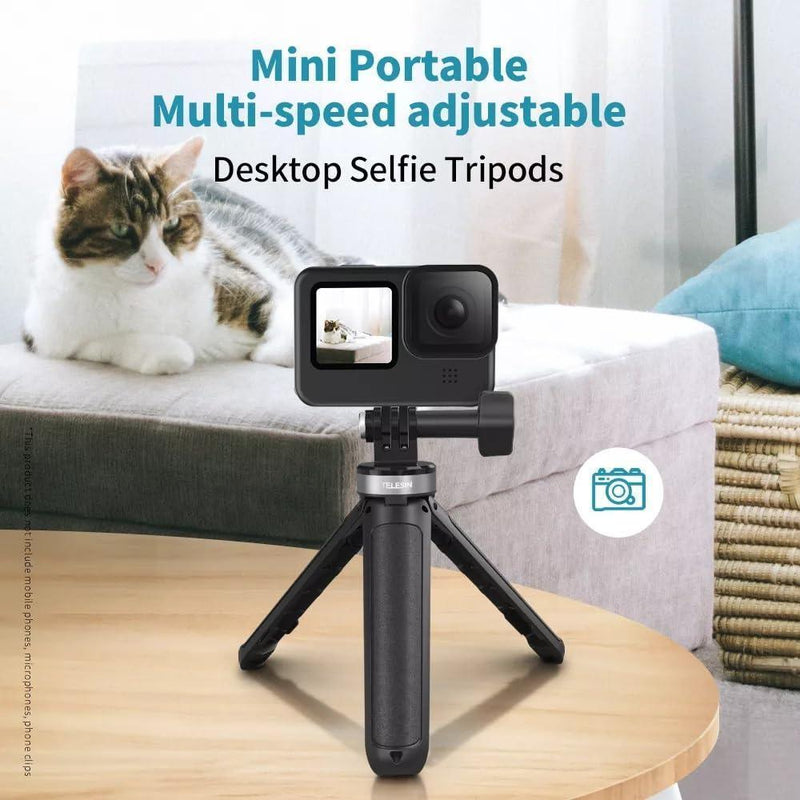 TELESIN Mini Desktop Selfie Stick Tripod For Action Cameras, 21050903 - Gamplanet