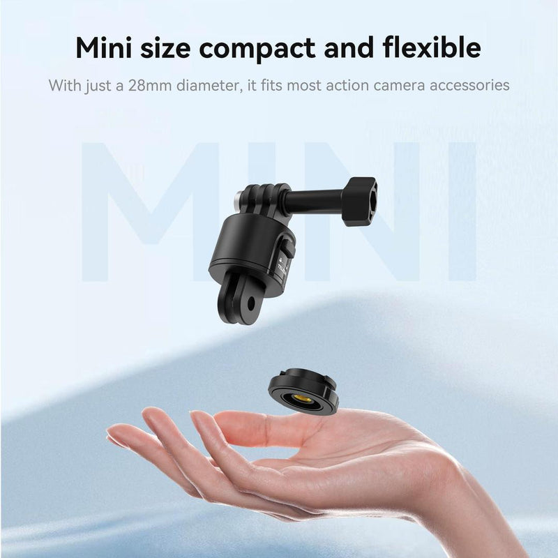 TELESIN Quick Release Mount Adapter For GoPro Accessories Magnetic Base, 24011404 - Gamplanet