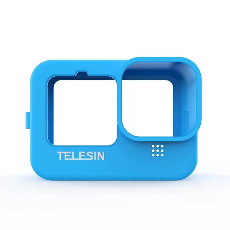 TELESIN Silicone Case For GoPro HERO13/12/11/10/9 With Lens Cap and Lanyard, 21041301 - Gamplanet