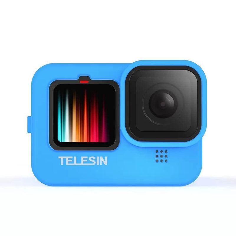 TELESIN Silicone Case For GoPro HERO13/12/11/10/9 With Lens Cap and Lanyard, 21041301 - Gamplanet