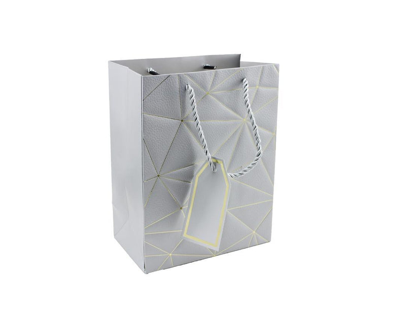 Twisted Handle Kraft Paper Bags For Hen Parties, Weddings, and Special Occasions - Silver - Gamplanet