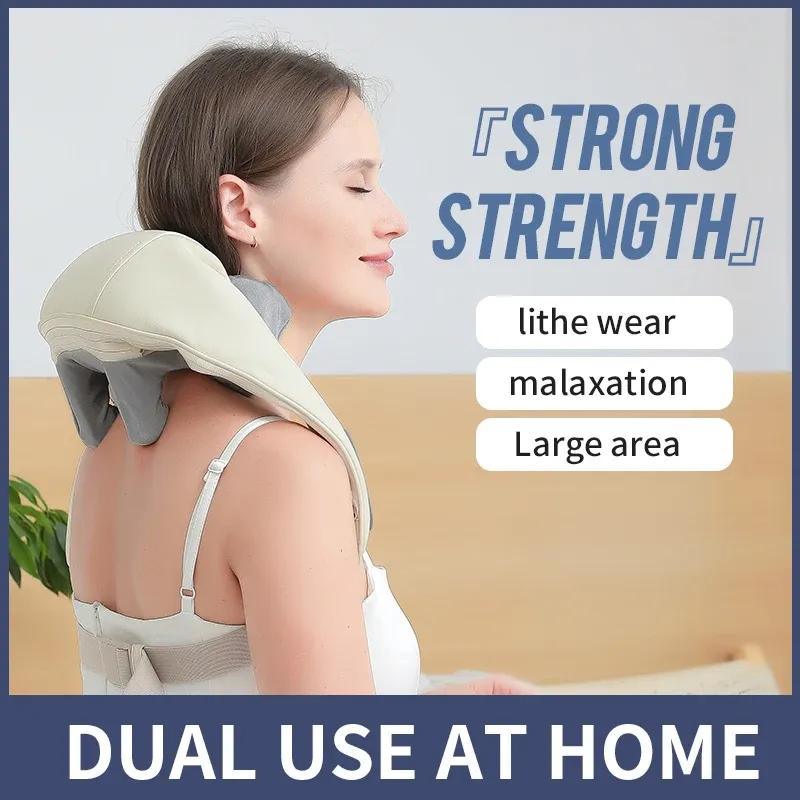 Wireless Neck & Back Massager With Heat - Gamplanet